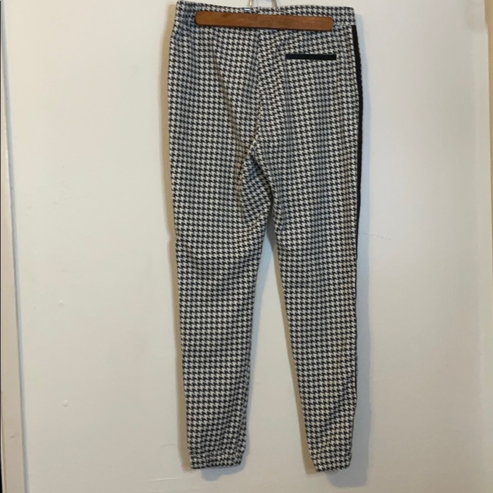 Houndstooth Pattern Wool Pants - image 1